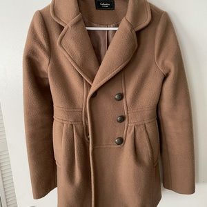 Tan coat. Size small